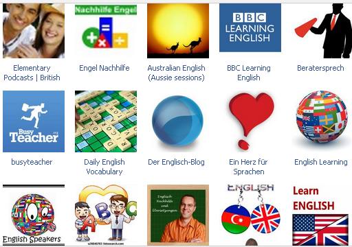 Facebook Seiten zum Englisch Lernen